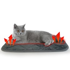 Self Warming Cat Bed Indoor Outdoor Thermal Pet Mat Washable Heating Pad