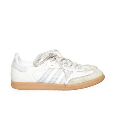 Adidas, Sneaker, Größe: 40 2/3, Samba, Weiß/Grau, Damen #UdH