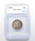 1918-S Standing Liberty Quarter VG10 ICG *7834