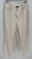 Lauren Ralph Lauren Womens Vintage Off White Straight Leg Pants