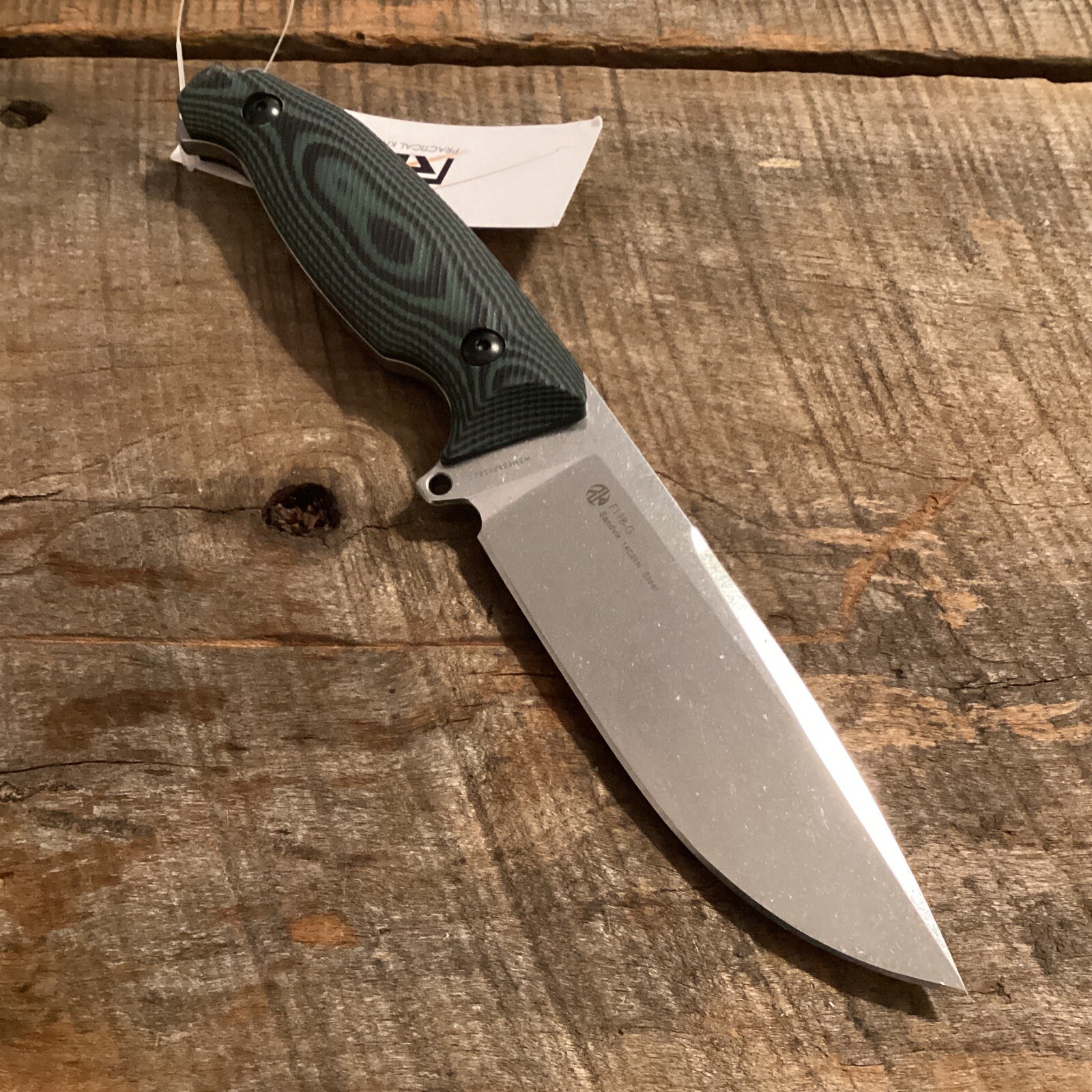 RUIKE Jager F118 Fixed Knife 4.5" 14C28N Steel Full Tang Blade G10