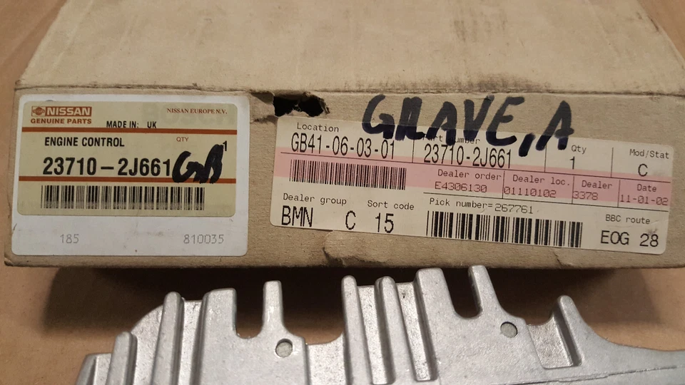 Centralina motore nuova Nissan Primera P11 2.0L 16V BJ00 orig. Nissan 23710 2J660 - Immagine 4 di 4