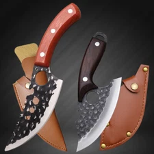 Ultra Sharp Chef's Kitchen Knife Meat Cleavers Butcher Boning Knives Fit Camping