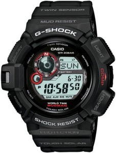 Casio G-Shock Mudman Compass Black Sports Watch G9300-1 New Without Tags