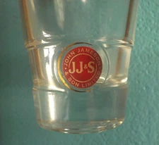 2 John JAMESON & Son Limited 8 oz. Irish Whiskey Highball Glasses JJ&S Red Logo