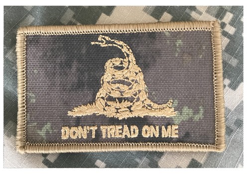 VELCRO® MARCA Sujetador Moral GANCHO Gadsden DTOM Don't Tread On Me Parches 3x2 - Imagen 10 de 11