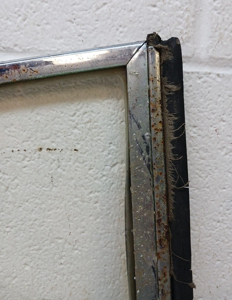 Used OEM LH Rear Window 1956 Oldsmobile 88 2 Door Hardtop (DG138) - Image 4 of 4