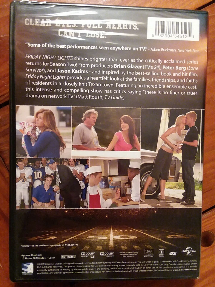 Friday Night Lights - Season 2 - DVD - Brand New  - Image 2 of 2