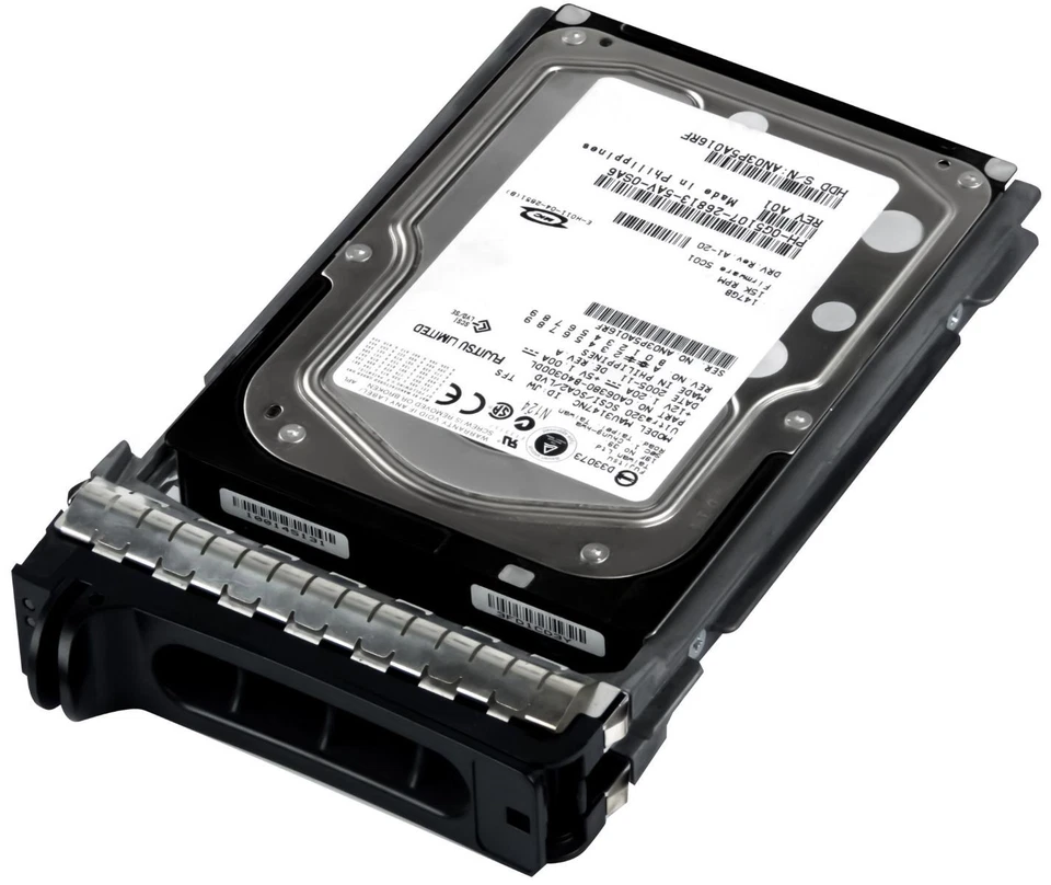 Hard Drive Dell 0G5107 MAU3147NC 147GB 15000U/Min 8MB SCSI U320 3.5'' - Image 2 of 3