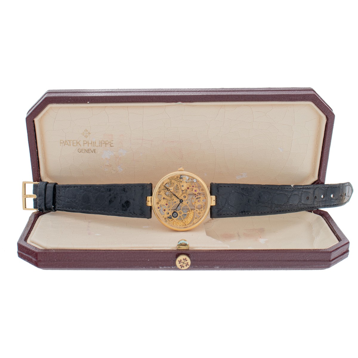 Patek Philippe Skeleton 3878 18k 31mm auto watch | eBay