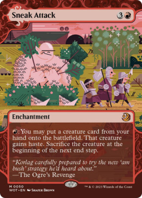 MTG Sneak Attack  - Enchanting Tales #050
