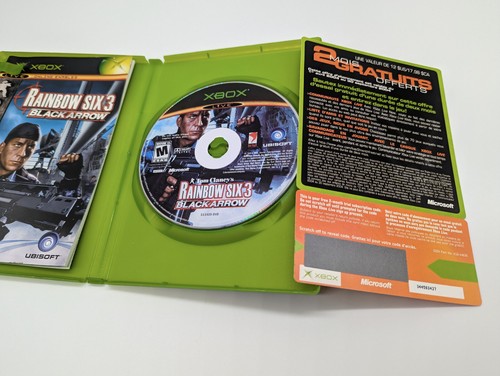 Tom Clancy's Rainbow Six 3 Black Arrow (Xbox, 2004) GOOD W/MANUAL! - Picture 5 of 5