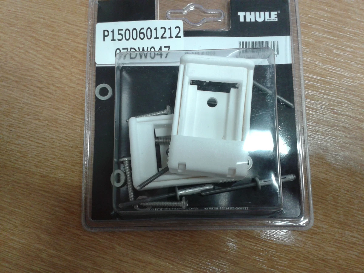 OMNISTOR THULE PLASTIC AWNING FEET MOUNTING BRACKETS PAIR