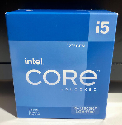 Intel Core i5-12600KF Processor 12th Gen 4.9 GHz, 10 Cores, LGA1700 (OPEN BOX)