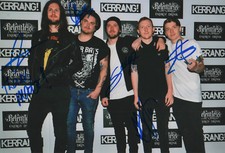 While She Sleeps Band full signed 8x12 inch photo autographs While She Sleeps Band full signed 8x12 inch photo autographs