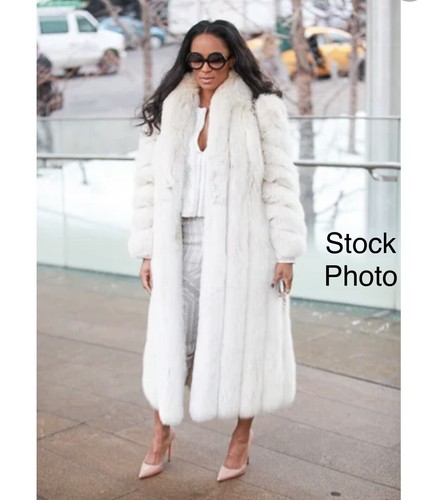 Vintage Faux Fur Winter Coat Women's 