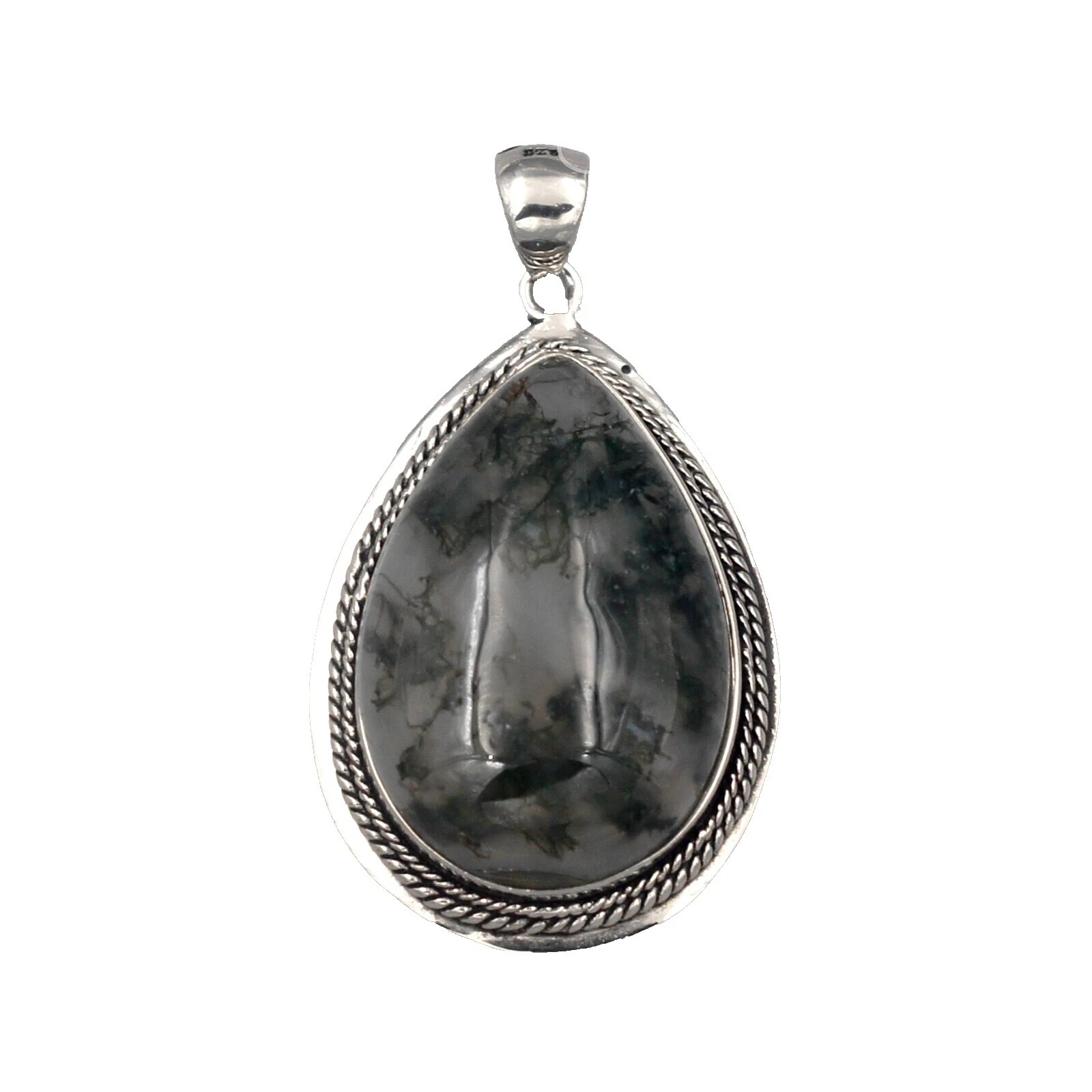 Ágata Collares y colgantes De moda plata tibetana