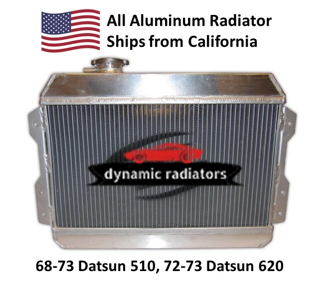 Radiador todo aluminio 1968-1973 Datsun 510, 1972-1973 camioneta Datsun 620 HPR407 Foto 2 de 2