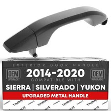 Passenger Door Handle Cover for Silverado, Sierra - Black - Front Passenger...