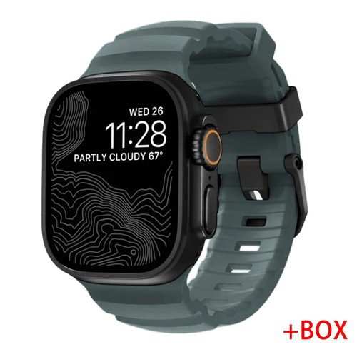 Silicone Sports Band for iWatch Series 10 46mm - Zdjęcie 47 z 80