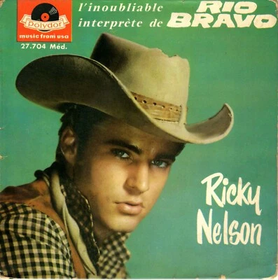 7" Ricky Nelson – EP: Rio Bravo / Restless Kid + 3 / French 1959 - Bild 1 von 4
