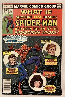 Marvel Comics What If #7 What If Someone Else Had Become Spider-Man? 1977 VF