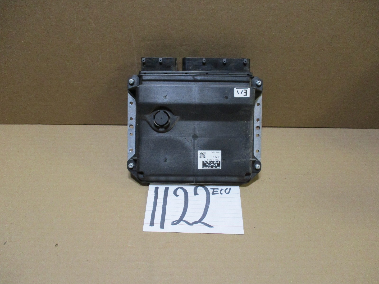 2011 Lexus ES350 #1122 Engine Computer ECM ECU  89661-33J70