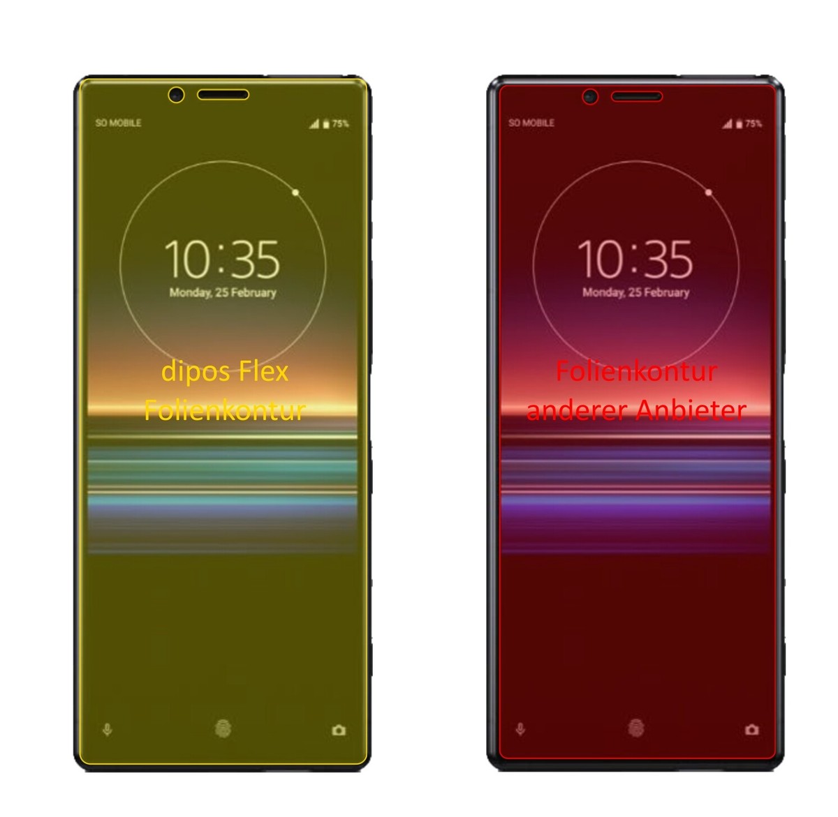 6x Pellicola per Sony Xperia XA1 Plus Protettiva Protezione Schermo Antiriflesso