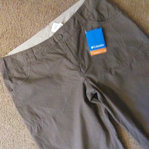 NWT COLUMBIA Outdoor Pants 16 Omni Shade Brown Sportswear Hiking Camping Pants - Picture 2 of 9