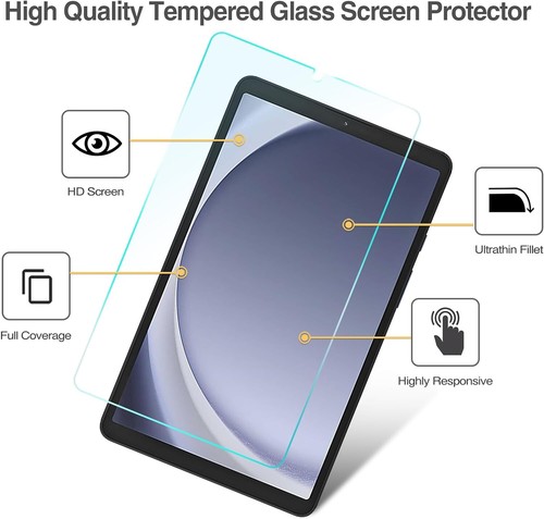 2x Tempered Glass Screen Protector for Samsung Galaxy Tab A9 8.7 inch X110 X115 - Picture 3 of 8