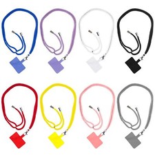 8 Pc Phone Lanyard Set Adjustable Crossbody Strap for Cellphones Multi-Color