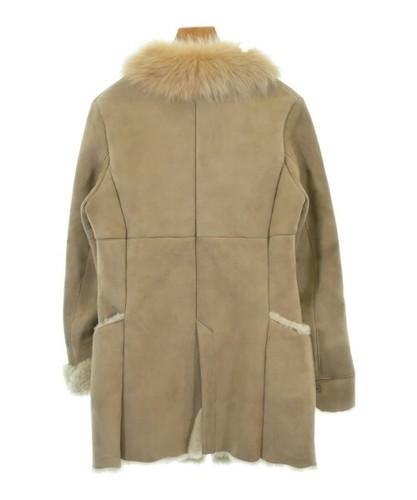 Owen Barry Mouton Coats Beige 36(Approx. XS) 2200562283028 - Picture 2 of 6