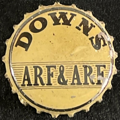 DOWNS ARF & ARF CORK BEER BOTTLE CAP VAN BUREN PRODUCT BUFFALO NEW YORK NY CROWN