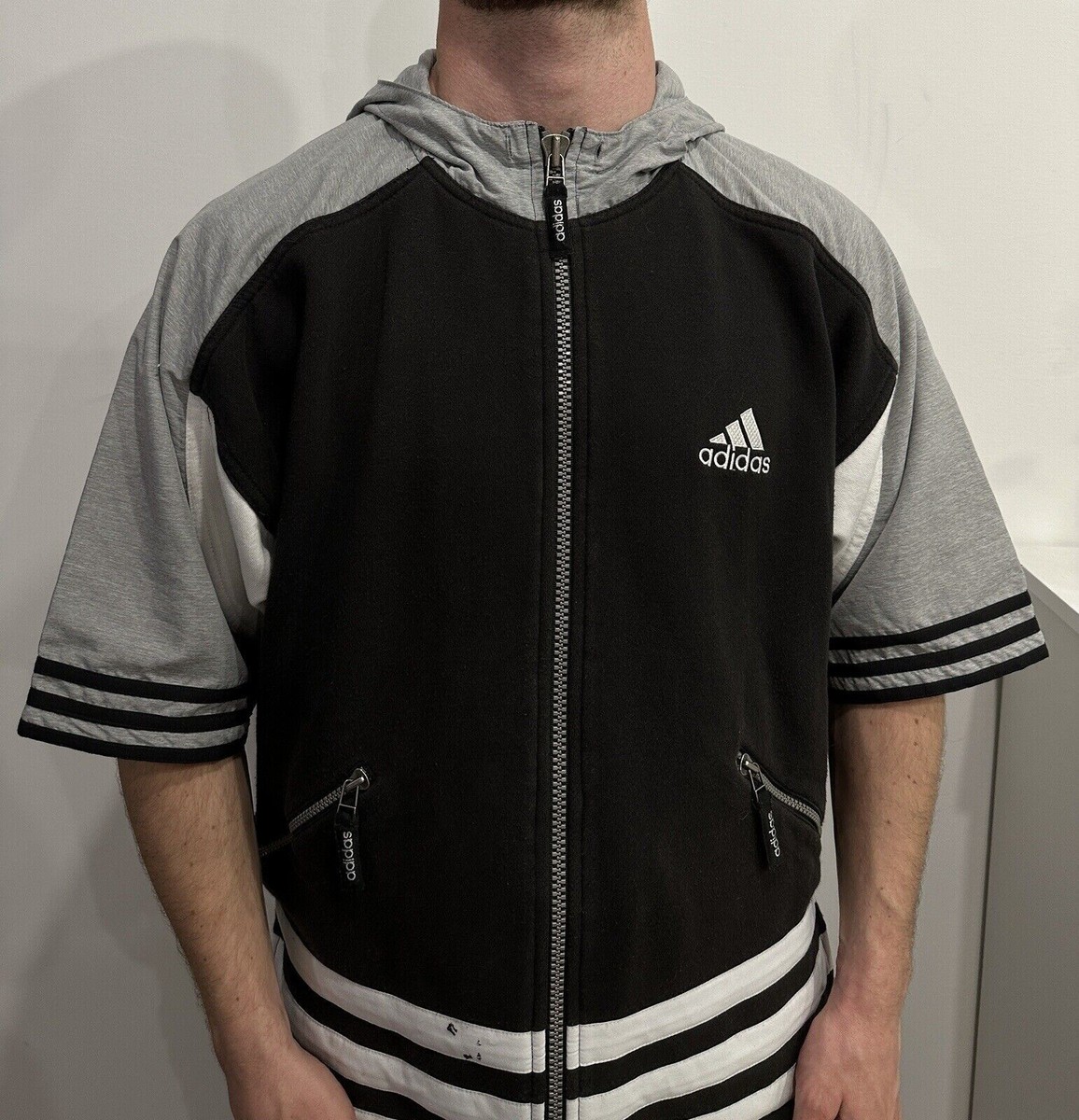 【激渋 90s vintage adidas レザー調 ロゴ ハンドバッグ】 s-l1200.jpg