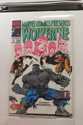 MARVEL COMICS PRESENTS #59 (1990) Hulk, Punisher, Wolverine, Len Kaminski