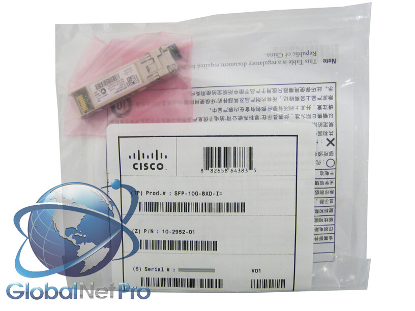 NEW SEALED GENUINE CISCO SFP-10G-BXD-I - Bidirectional 10km