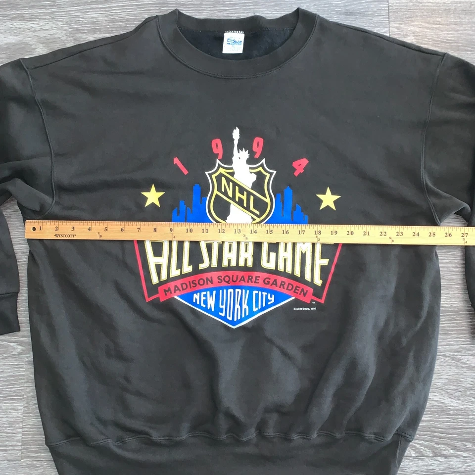 Vintage NHL All Star Game 1994 Sweatshirt Madison Square Garden New York Sz. XL - Image 4 of 4