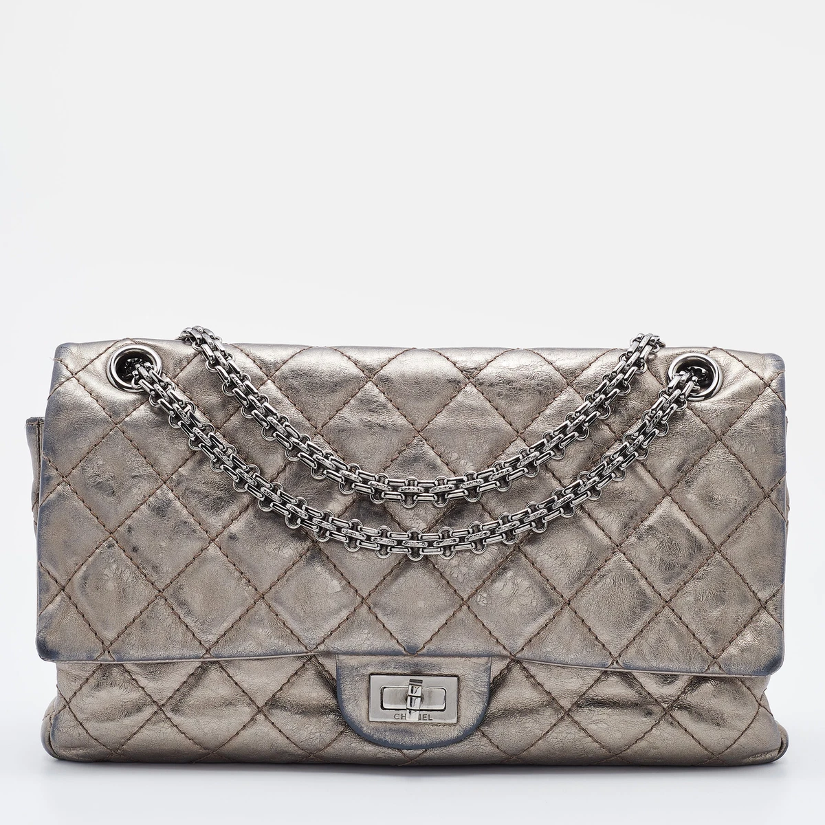 chanel grey reissue