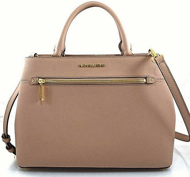 michael michael kors hailee large saffiano leather satchel