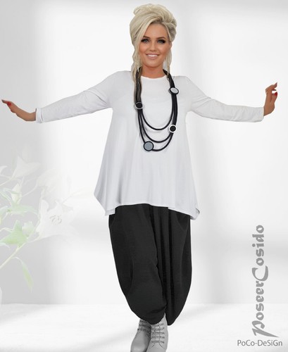 PoCo LAGENLOOK Basic Long Shirt Tunika ❶❷ L-XL-XXL-XXXL 44 46 48 50 52 54 56 58 - Bild 45 von 55