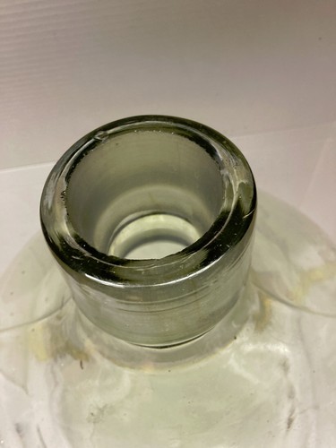 Glass Water Bottle- 12 Gal made in 1940 25 lbs 14 x 26 interior top 2 1/4 in - Picture 5 of 6