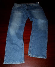 mens buffalo david bitton six straight stretch jeans 34x32 nwt med faded