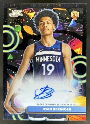 2025 Topps Cosmic Chrome Joan Beringer Black Eclipse Refractor (RAW)