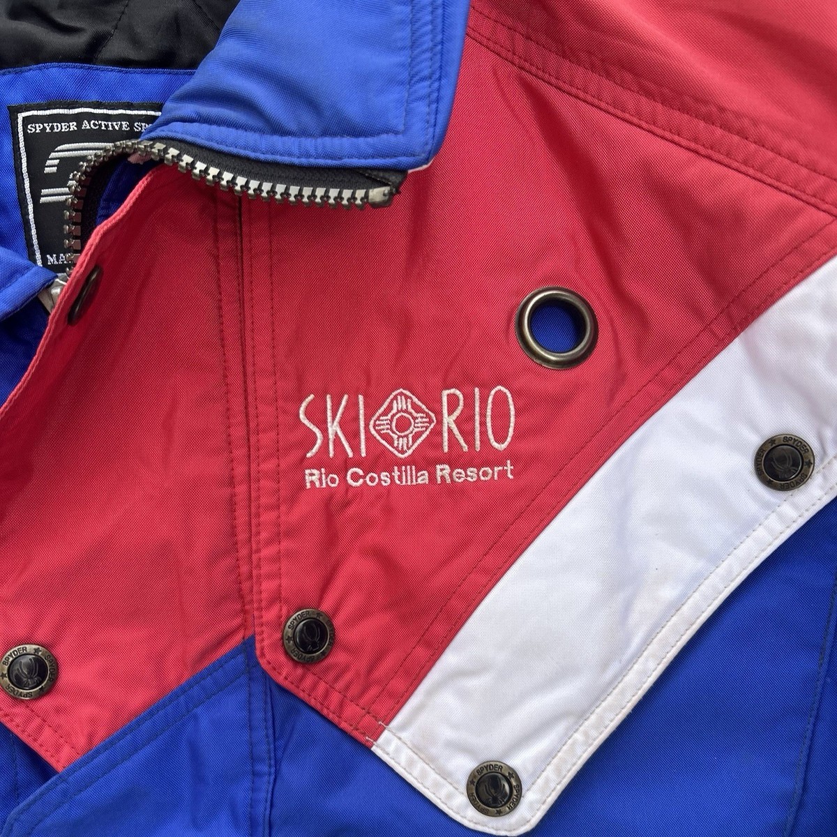 Vintage Spyder Pro Gear Ski Jacket Men M Thinsulate 90s Colorblock
