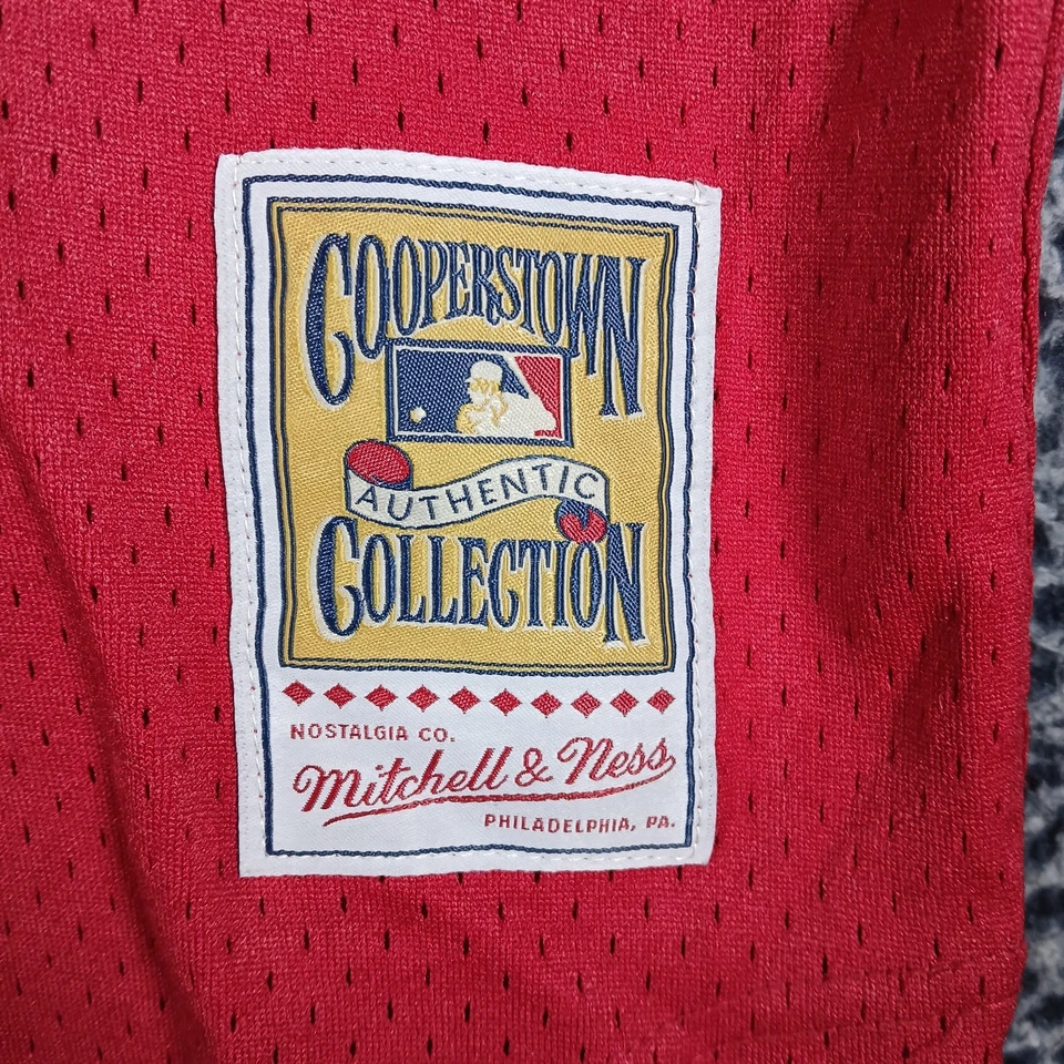 Camiseta de los Rojos de Cincinnati Pete Rose 1984 Mitchell & Ness Cooperstown roja 2XL 52 Foto 3 de 4
