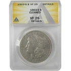 1903 S Morgan Dollar VF 25 Details ANACS Silver $1 Coin SKU:I21724