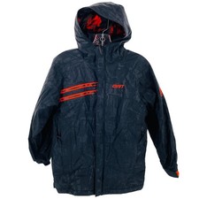 Columbia Sportswear Convert Black Print Hooded Outdoor Snow Kids Jacket 10/12