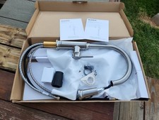 Blanco 442500 Empressa 1.5 GPM Single Hole Pull Down Kitchen Faucet PVD Steel