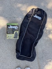 Set Of 2 Jeep Front Seat Full Fabric Covers Universal Authentic Mopar 006563