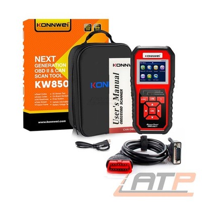 KONNWEI KW850 OBD II 2 DIAGNOSEGERÄT MIT FARBDISPLAY UNIVERSAL SCANNER CODELESER